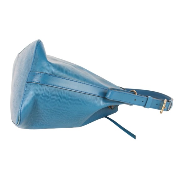 LOUIS VUITTON BLUE TOLDEO EPI NOE DRAWSTRING BUCKET BAG - Picture 5 of 9